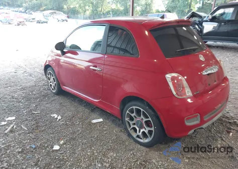 2012 Fiat 500 Sport из США, поврежденный, VIN 3C3CFFBR9CT190421